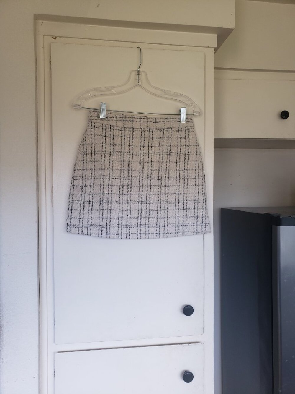 CRKO Cream Skirt (plaid) Size Medium